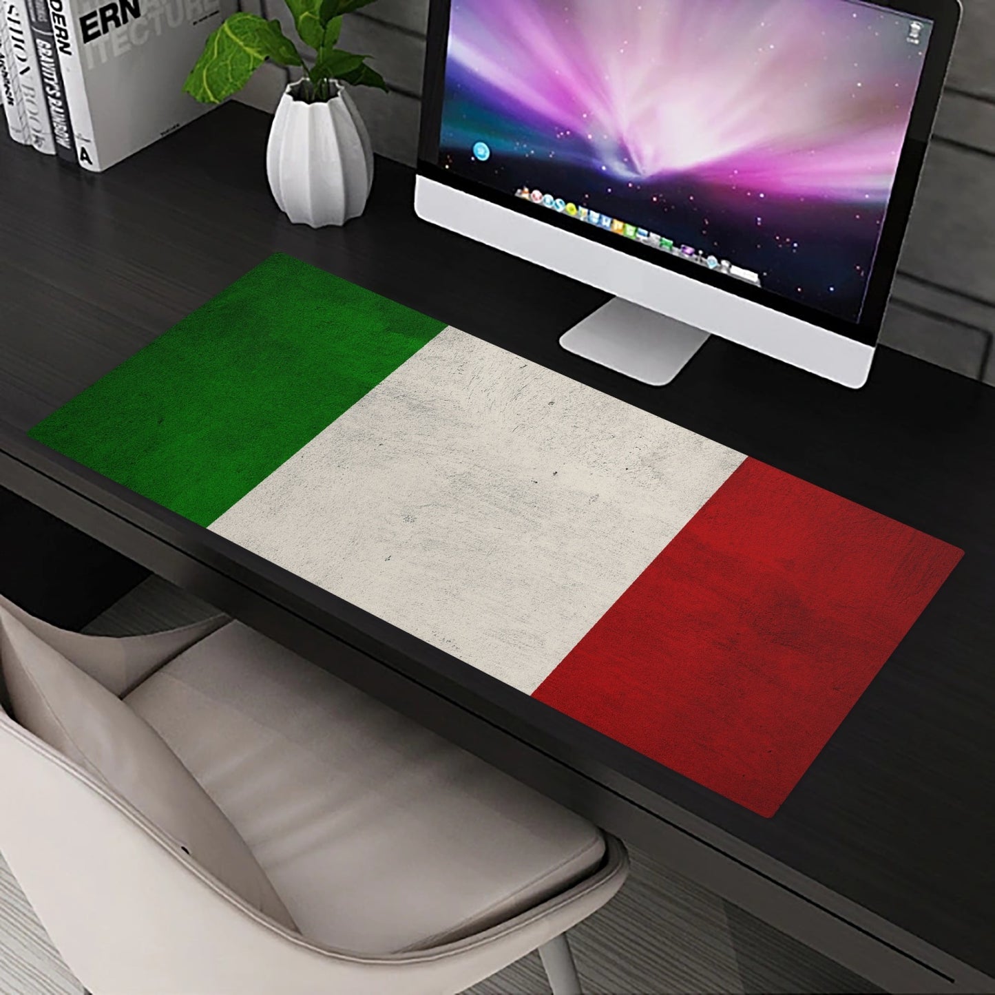 Bandiera Italiana - Tappetino da scrivania Premium