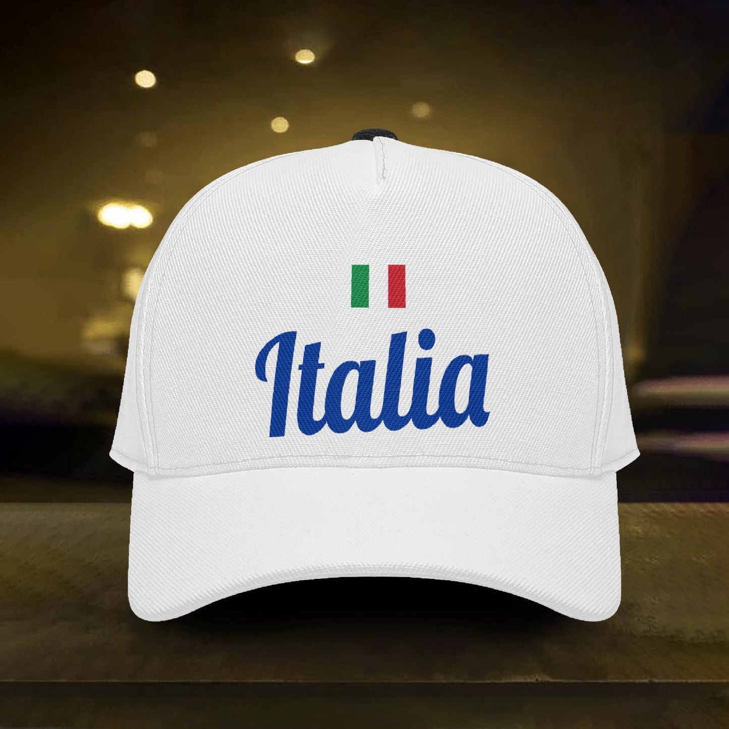 Italia - Cappellino da baseball bianco