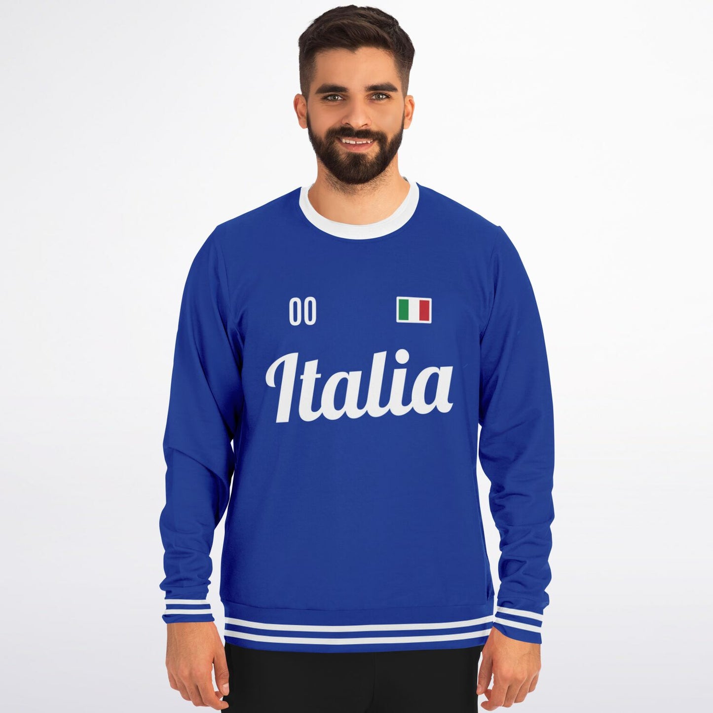 Italy Jersey Sweatshirt - Custom Name & Number