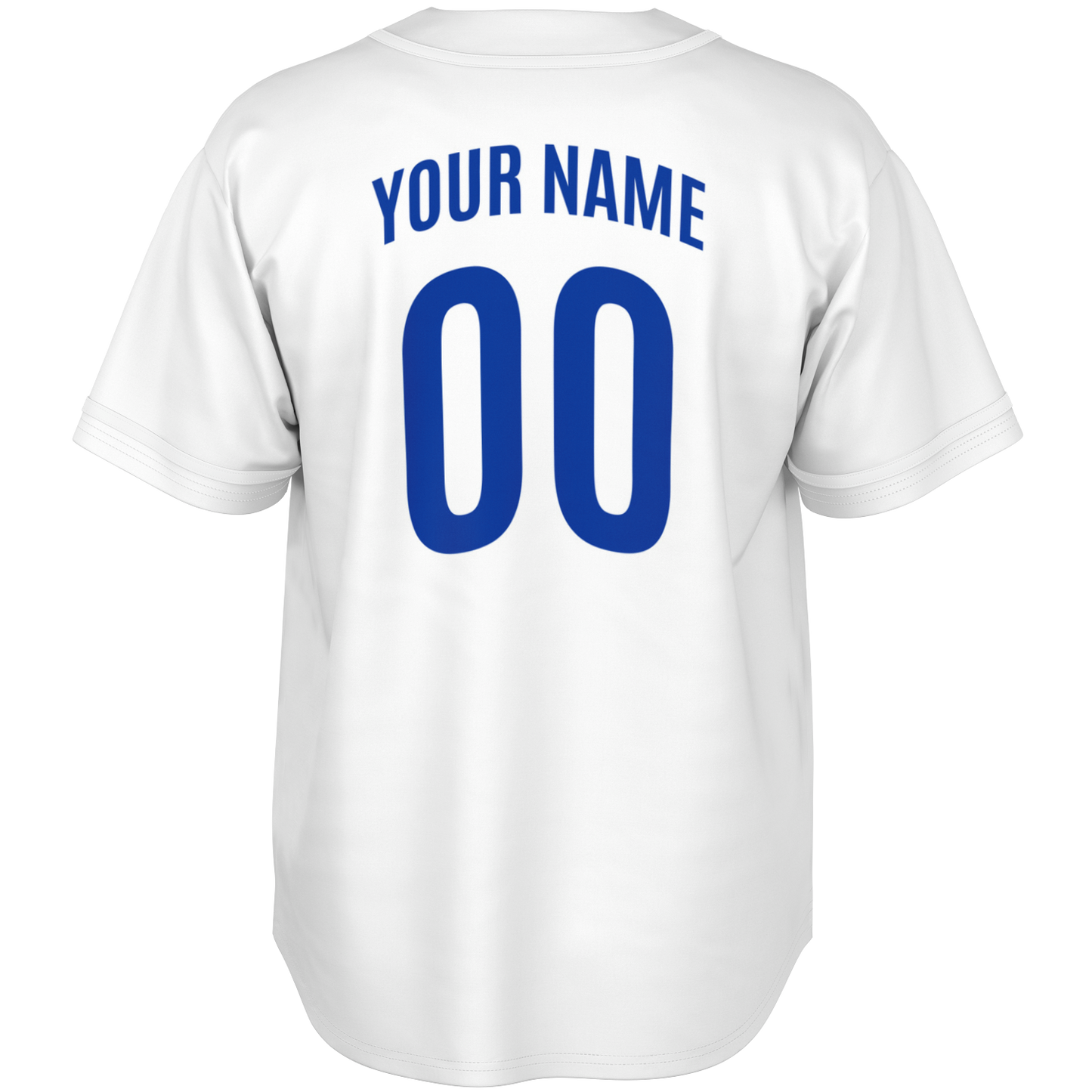 Italy Baseball Jersey - White - Custom Name + Number