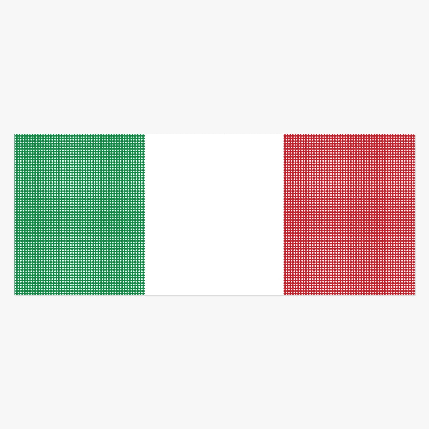 Adesivo per lunotto con bandiera italiana