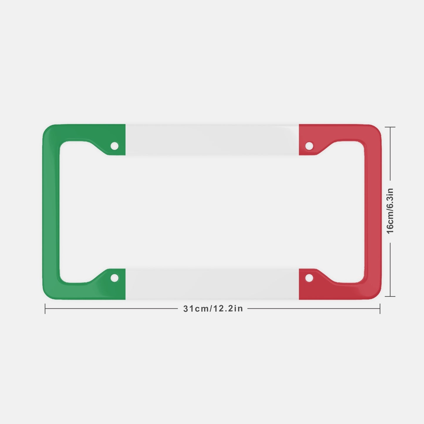 Bandiera Italiana - Cornice Targa