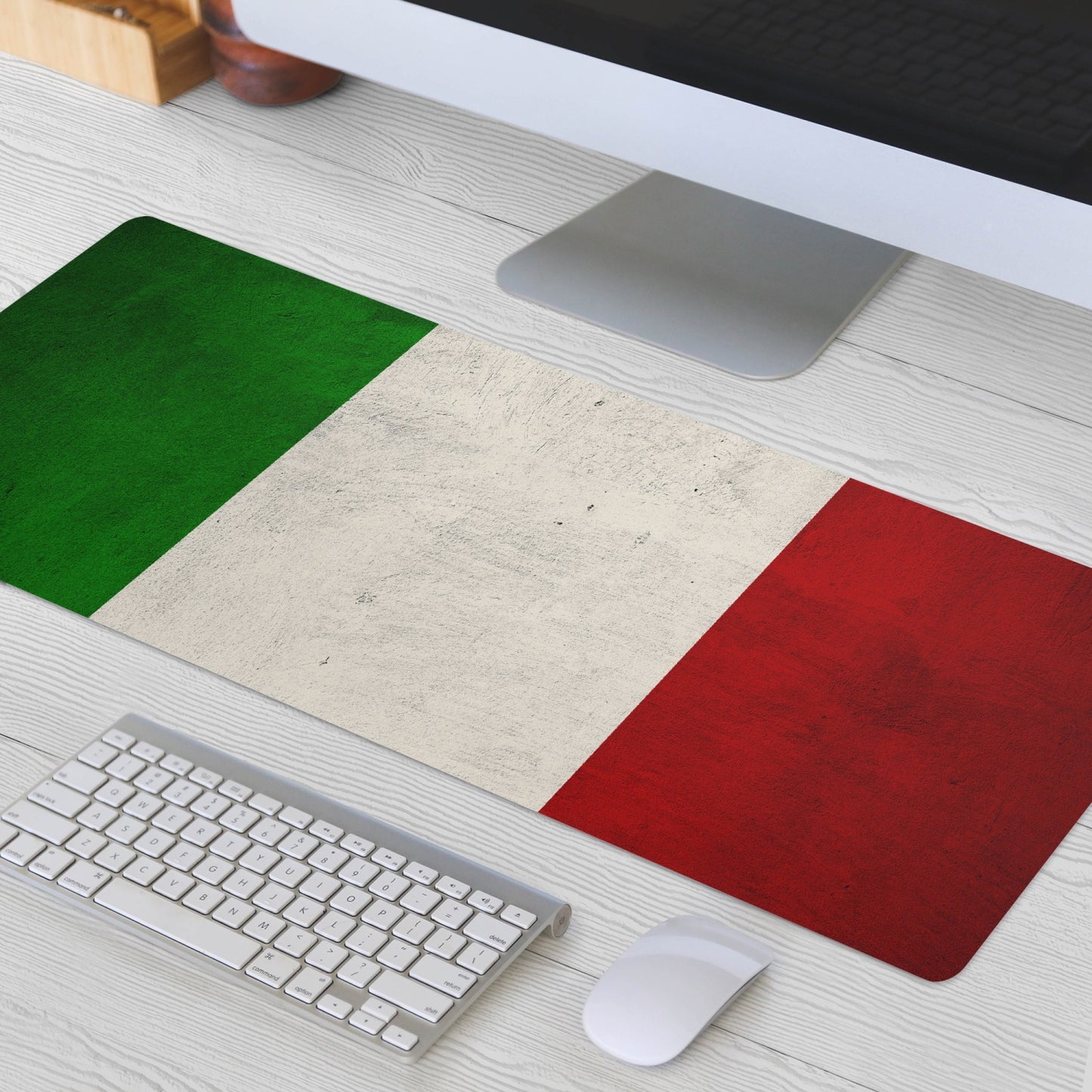 Bandiera Italiana - Tappetino da scrivania Premium