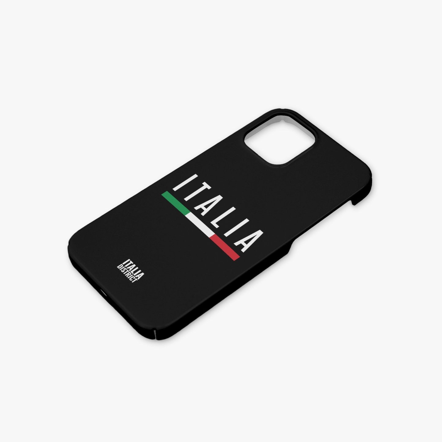 Custodia per telefono Italia nera per iPhone 12