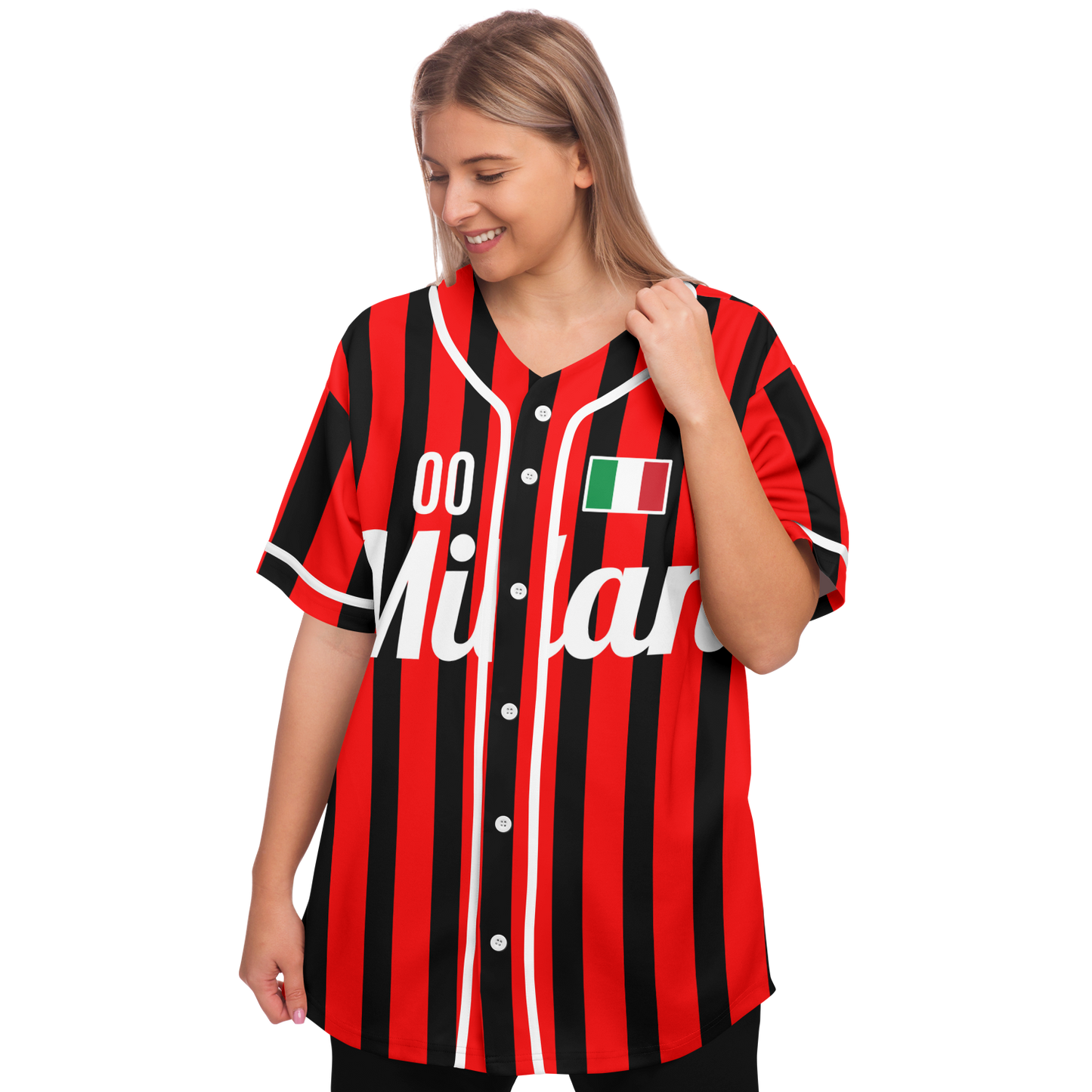 Milan Baseball Jersey - Custom Name + Number