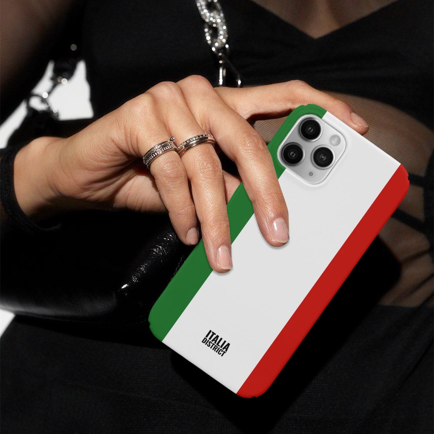 Custodia per cellulare con bandiera italiana per iPhone 11 Pro