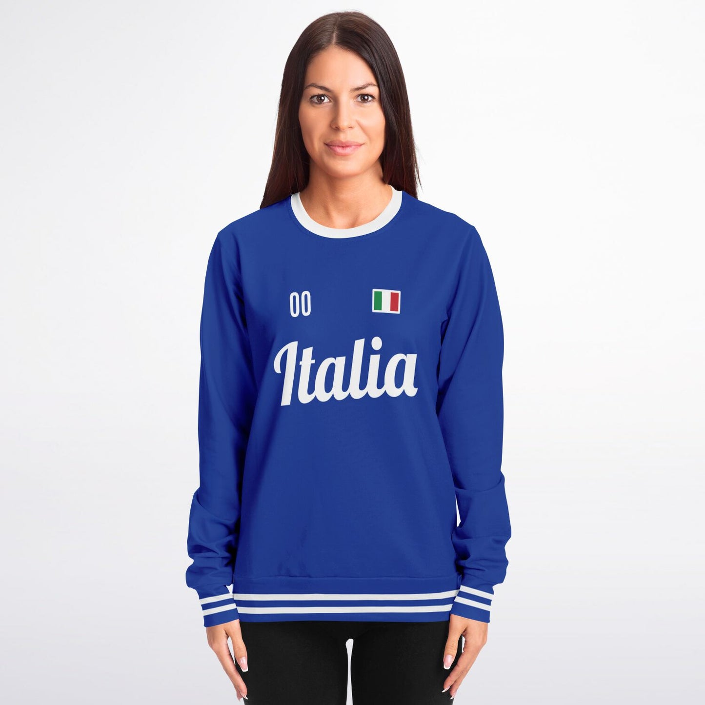 Italy Jersey Sweatshirt - Custom Name & Number
