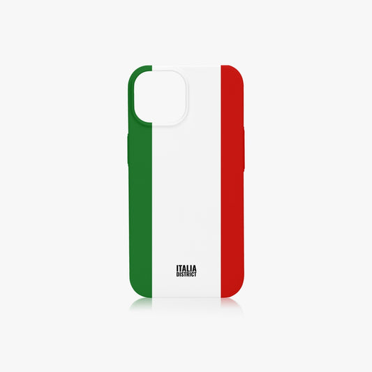 Italian Flag Phone Case iPhone 15, featuring a high-res UV printed Italian flag design, offers full coverage and protection for your device.