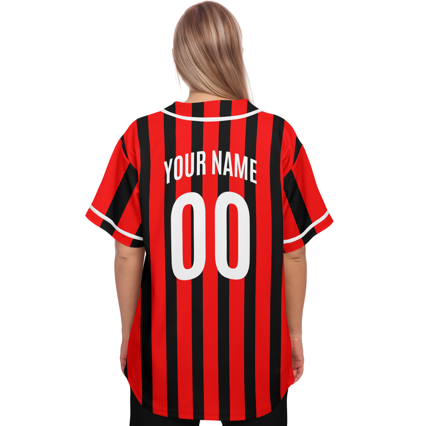 Milan Baseball Jersey - Custom Name + Number