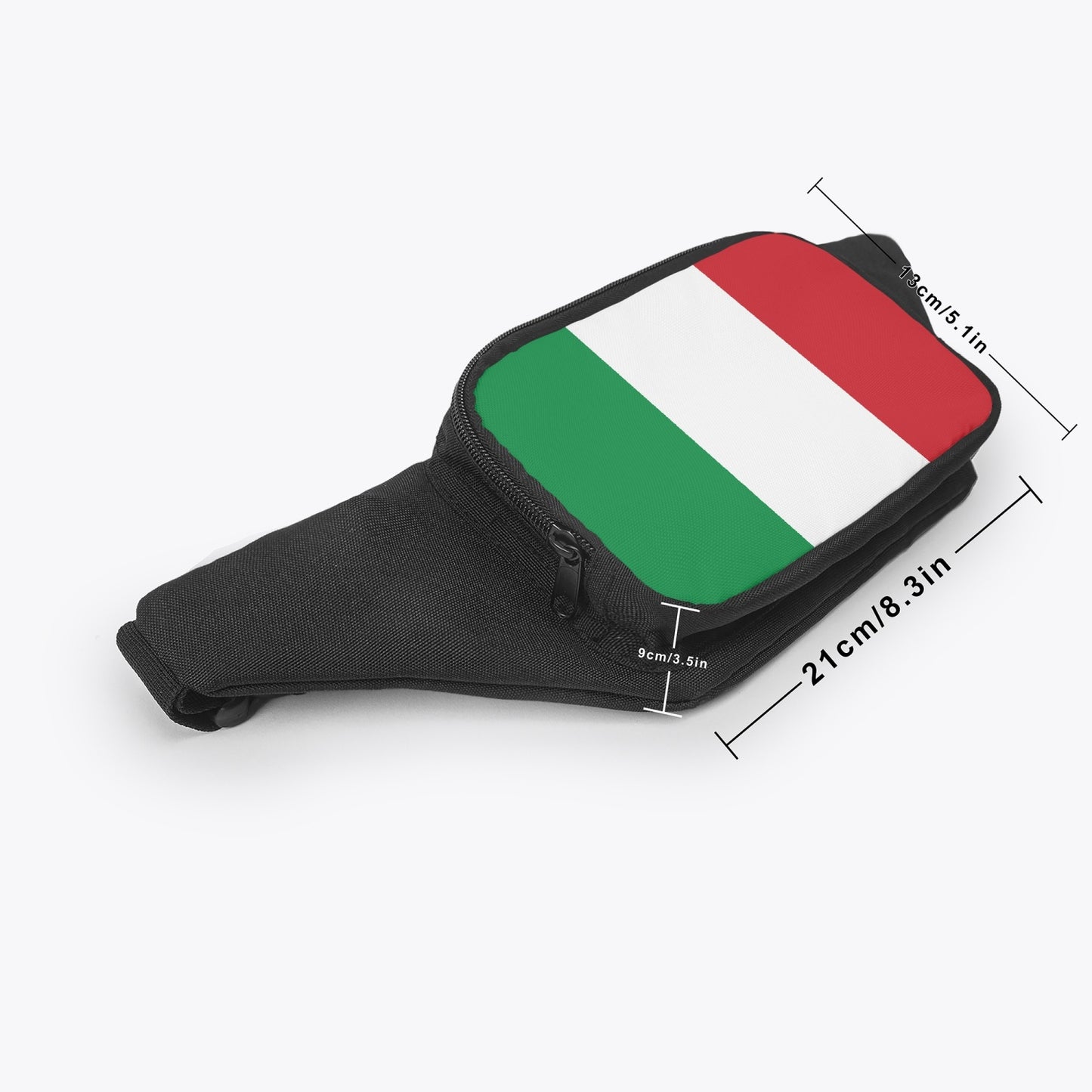 Marsupi con bandiera dell'Italia