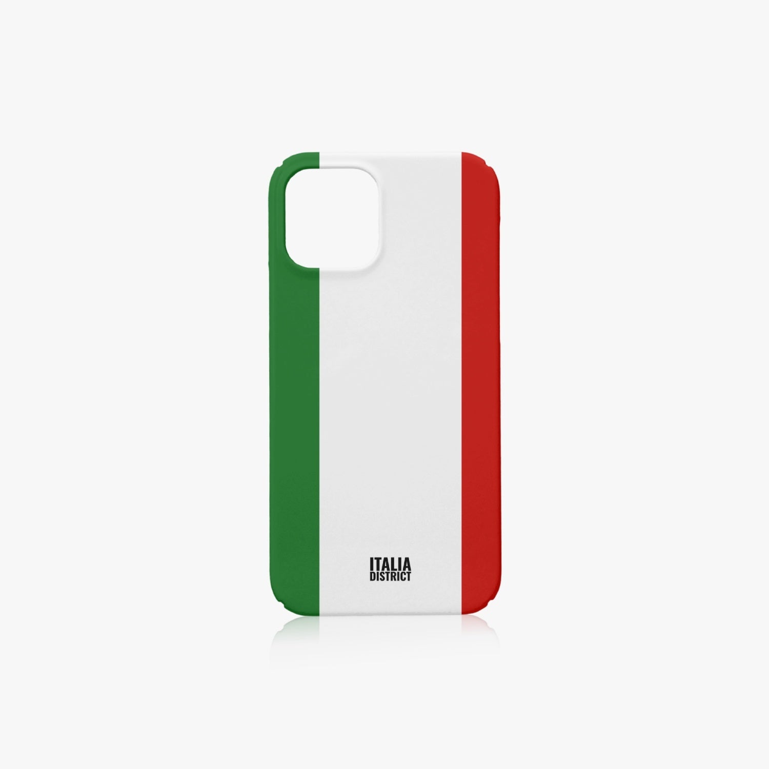 Italian Flag Phone Case for iPhone 12, offering 360-degree protection, features a sleek design celebrating Italian culture.