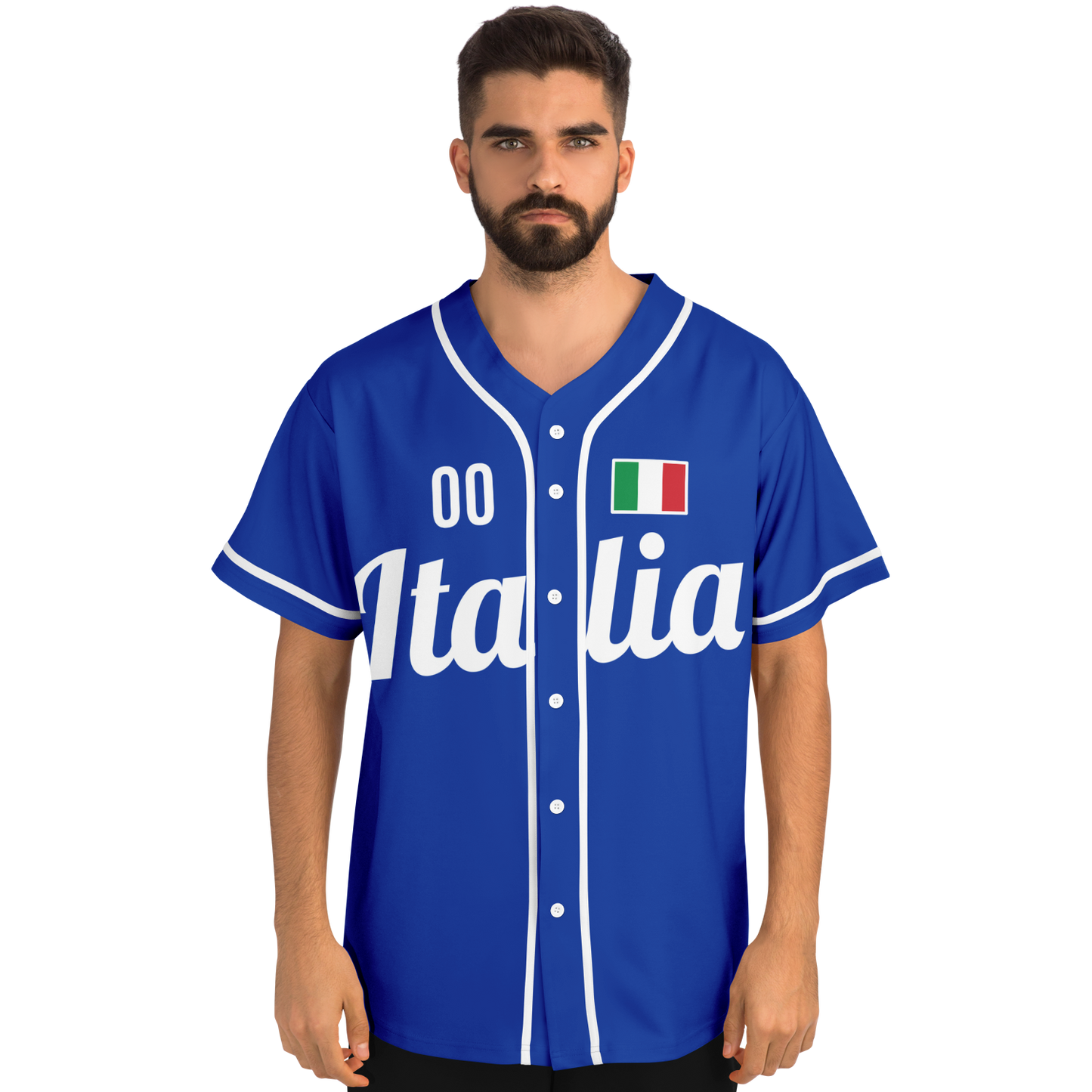 Italy Baseball Jersey - Custom Name + Number