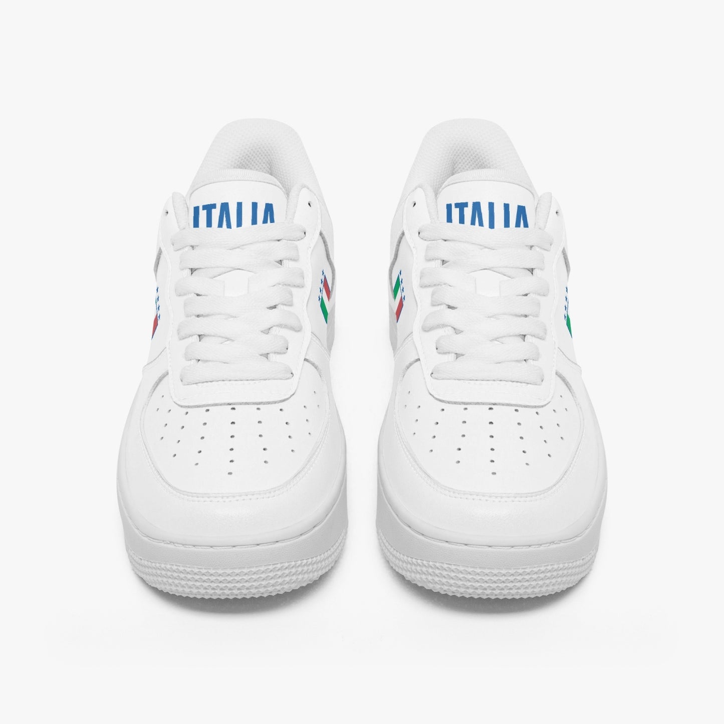 Italy Leather Sneakers - AF1 White