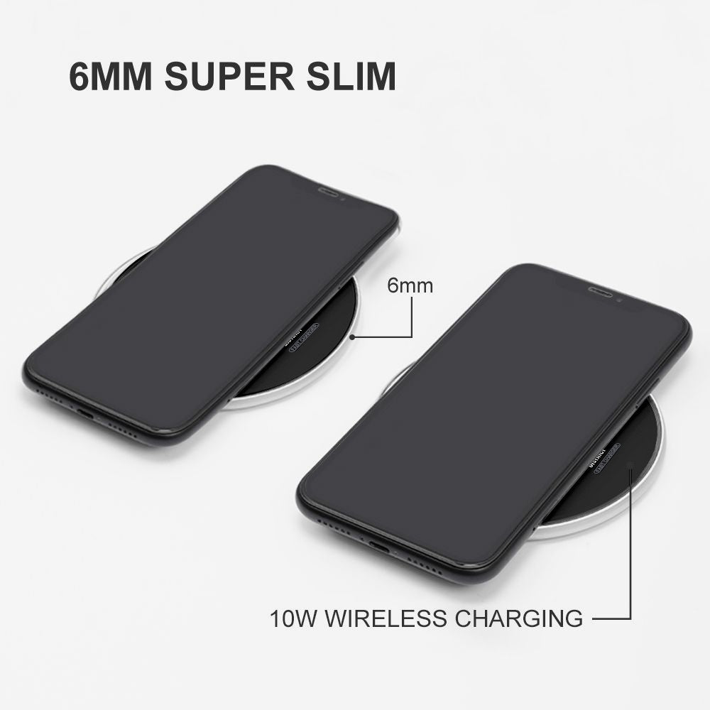 Italy Black Line - Caricabatterie Wireless 10W - Distretto Italia