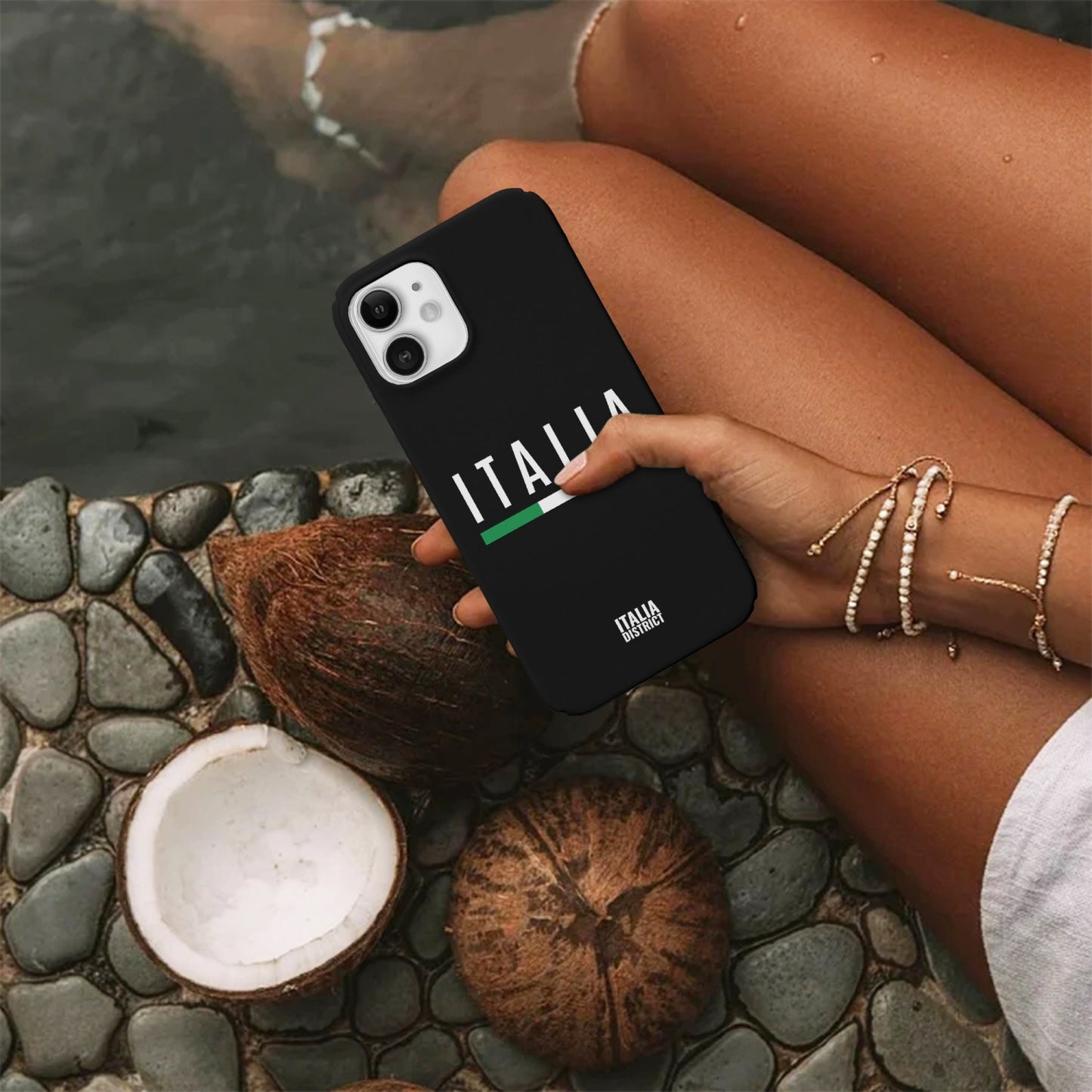 Custodia per telefono nera Italia iPhone11