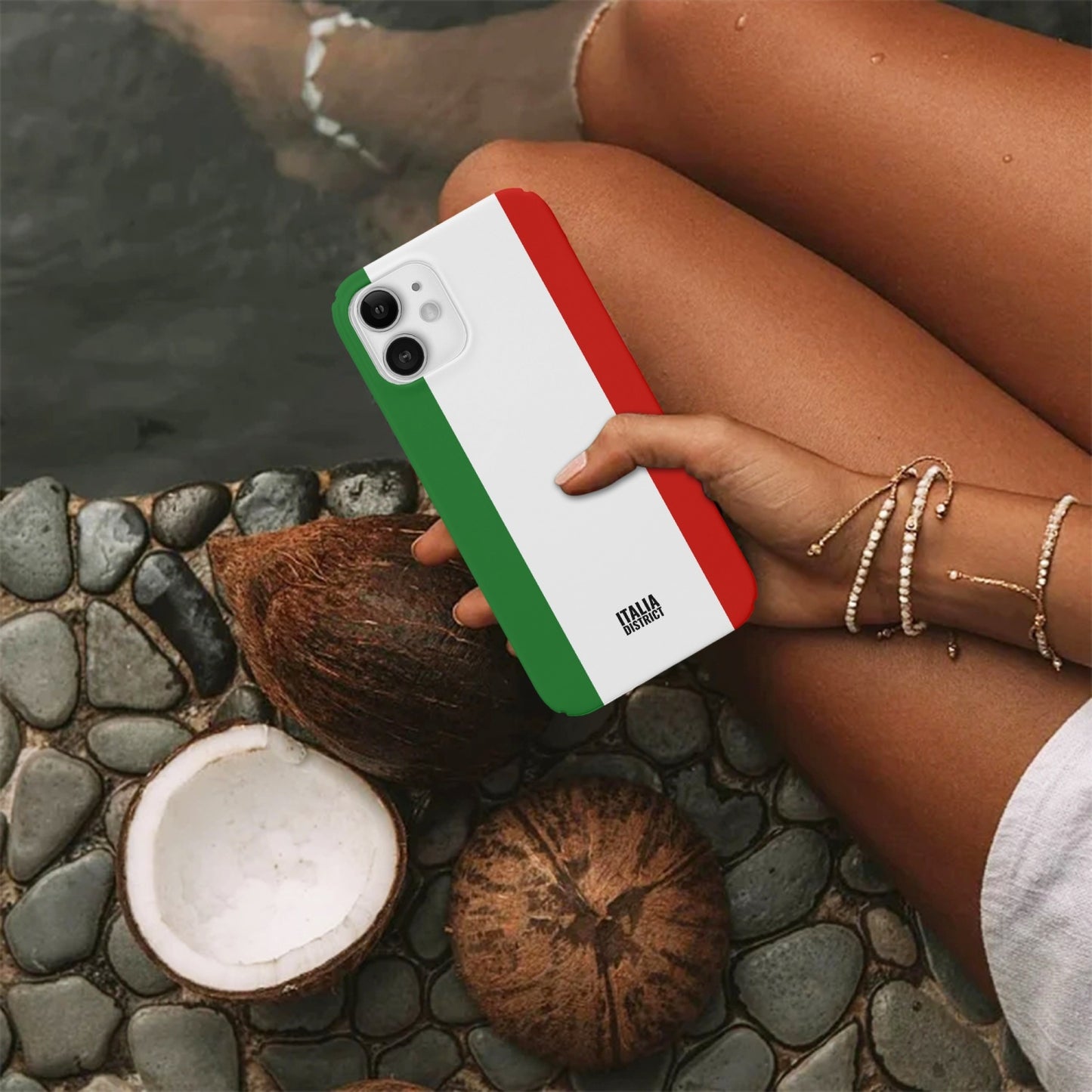 Custodia per cellulare con bandiera italiana iPhone11