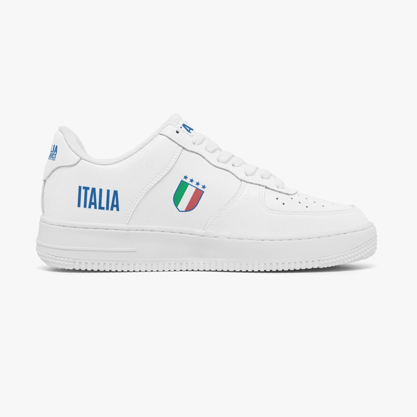 Italy Leather Sneakers - AF1 White