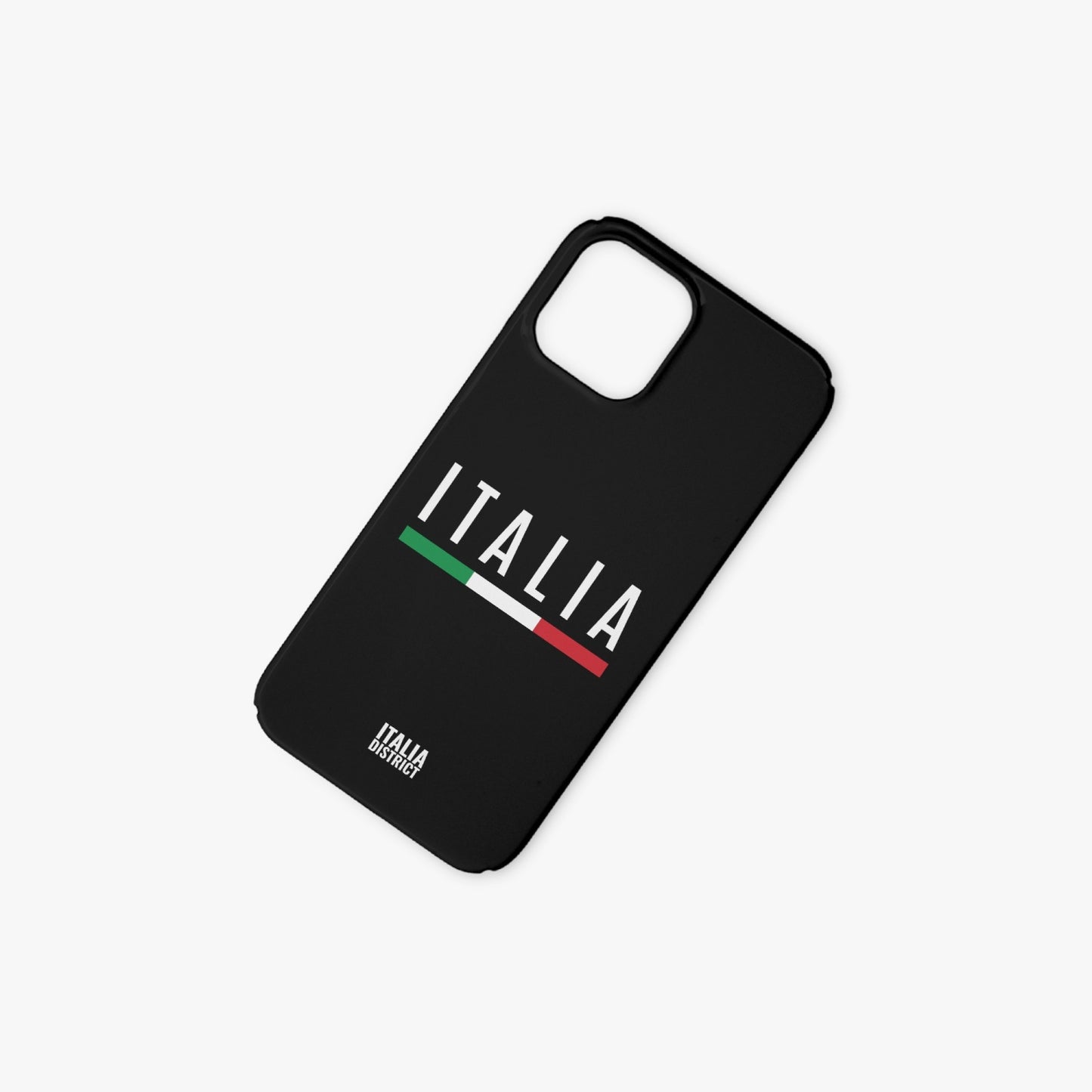 Custodia per telefono Italia nera per iPhone 12