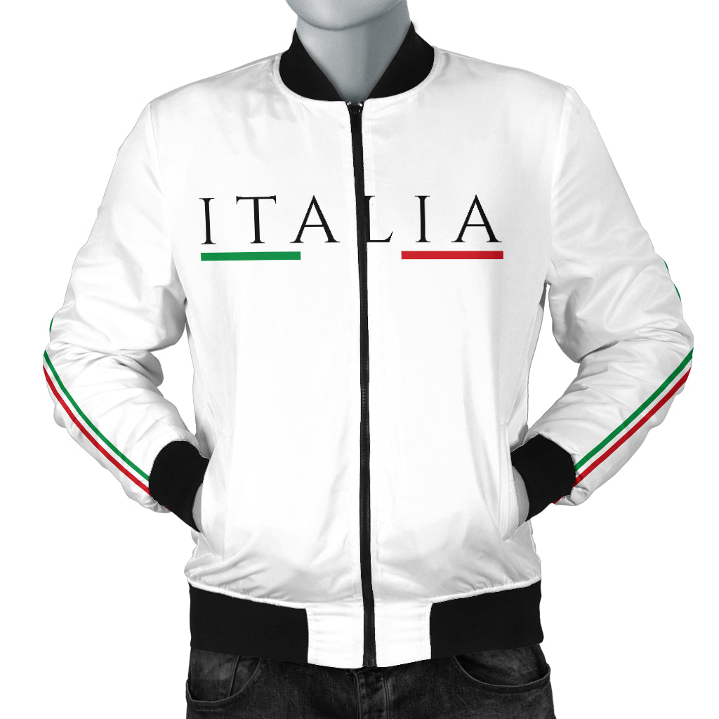 Giubbotto bomber Italia - Bianco - Uomo
