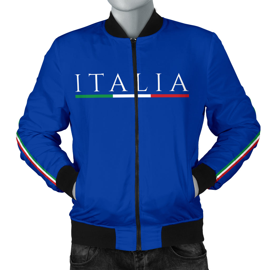 Giubbotto bomber Italia - Azzurro - Uomo