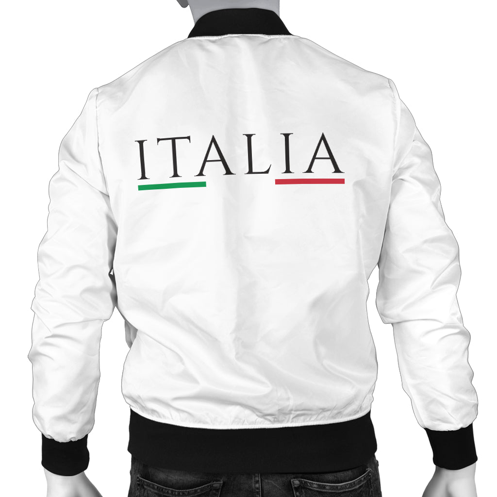 Giubbotto bomber Italia - Bianco - Uomo