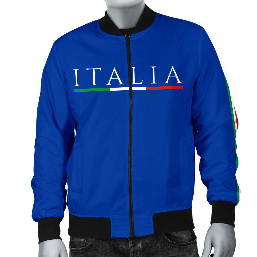 Giubbotto bomber Italia - Azzurro - Uomo