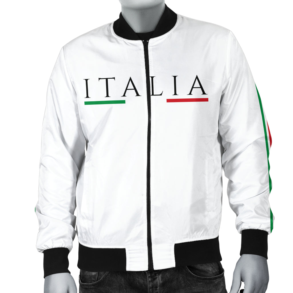 Giubbotto bomber Italia - Bianco - Uomo