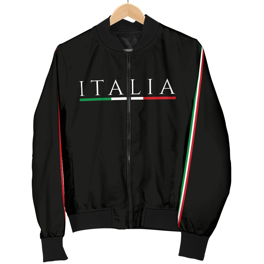 Giubbotto bomber Italia - Nero - Donna