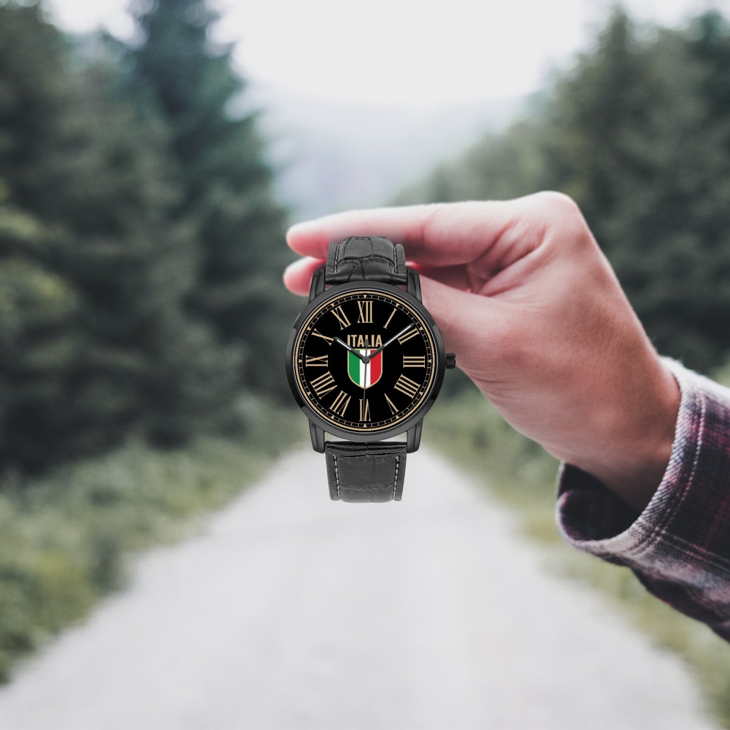 Stemma Italia - Premium Quartz Watch Stainless Steel Case & Leather Bands