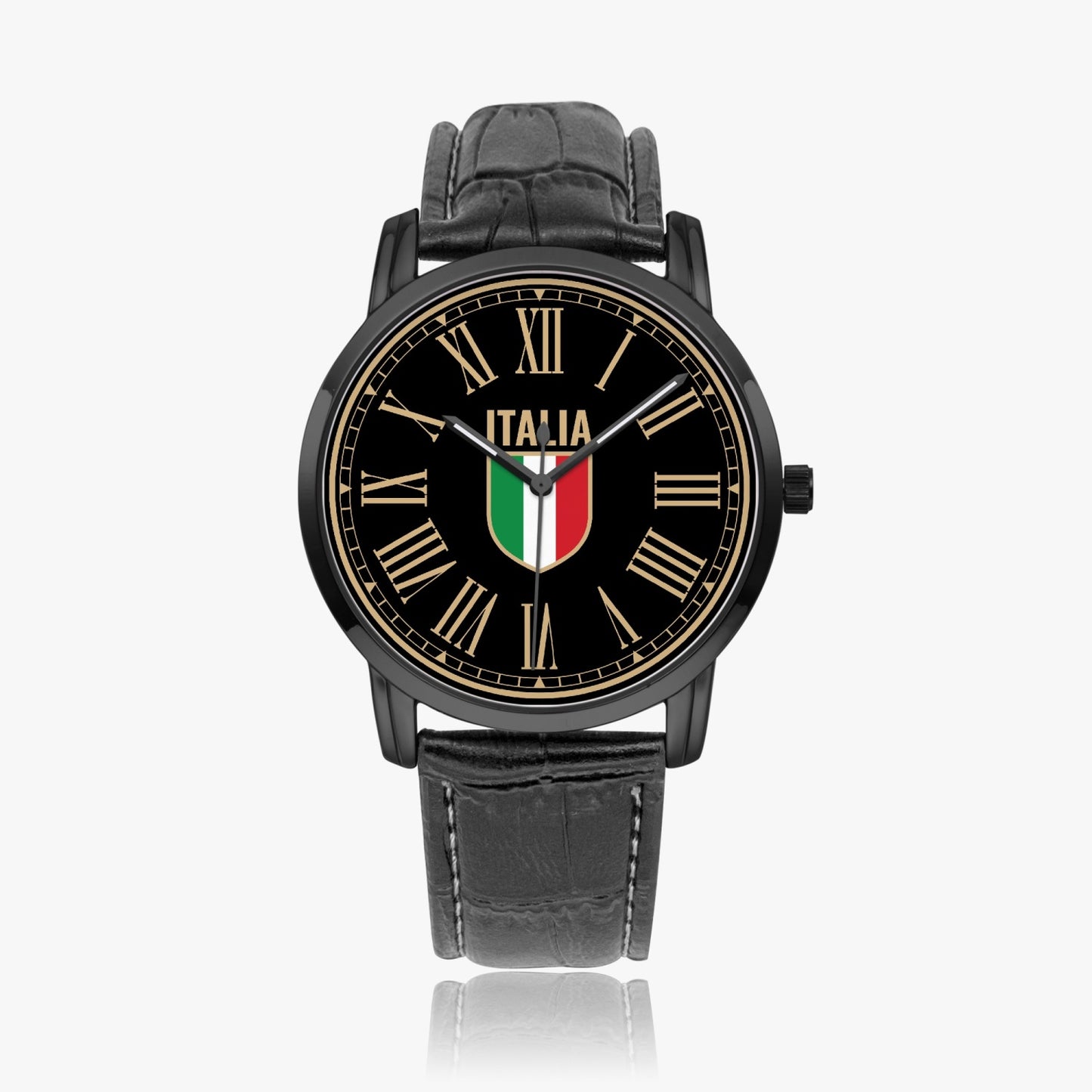 Stemma Italia - Premium Quartz Watch Stainless Steel Case & Leather Bands