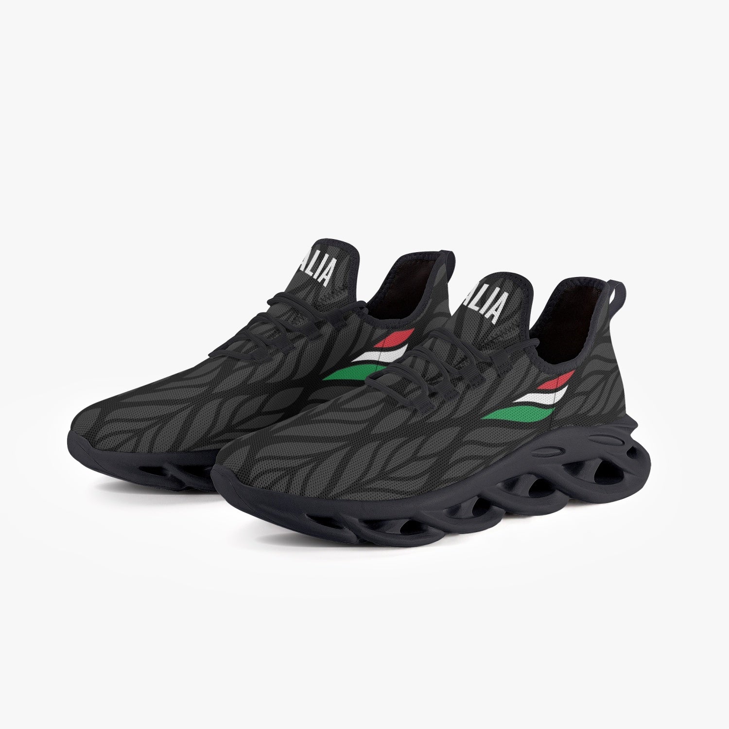 Sneakers - Italia Air+ - women's, showcasing lace-up closure, lightweight midsole, and mesh upper for optimal support and bounce, reflecting Italian craftsmanship from Italiadistrict.com.