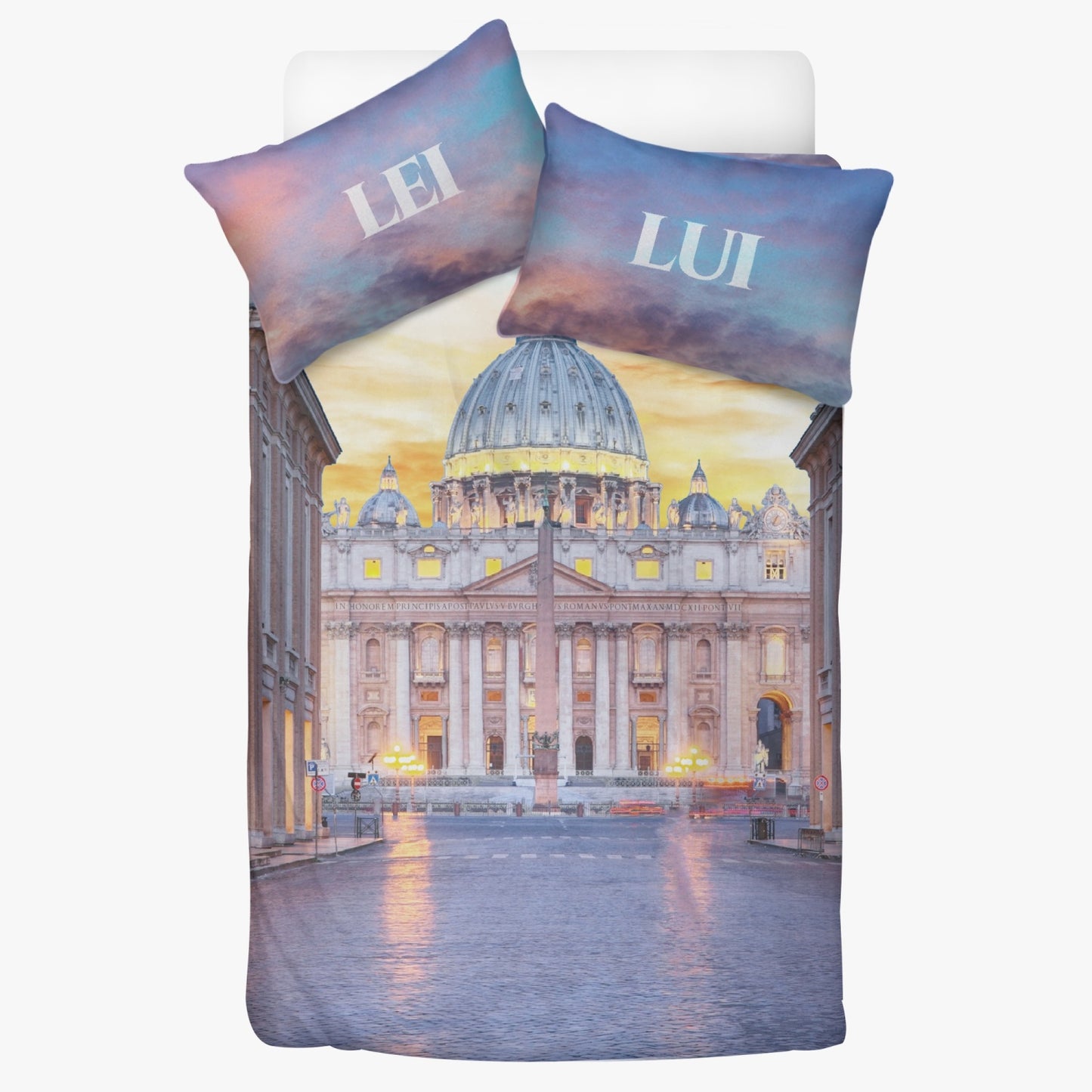 Set Biancheria da Letto - Vaticano Roma