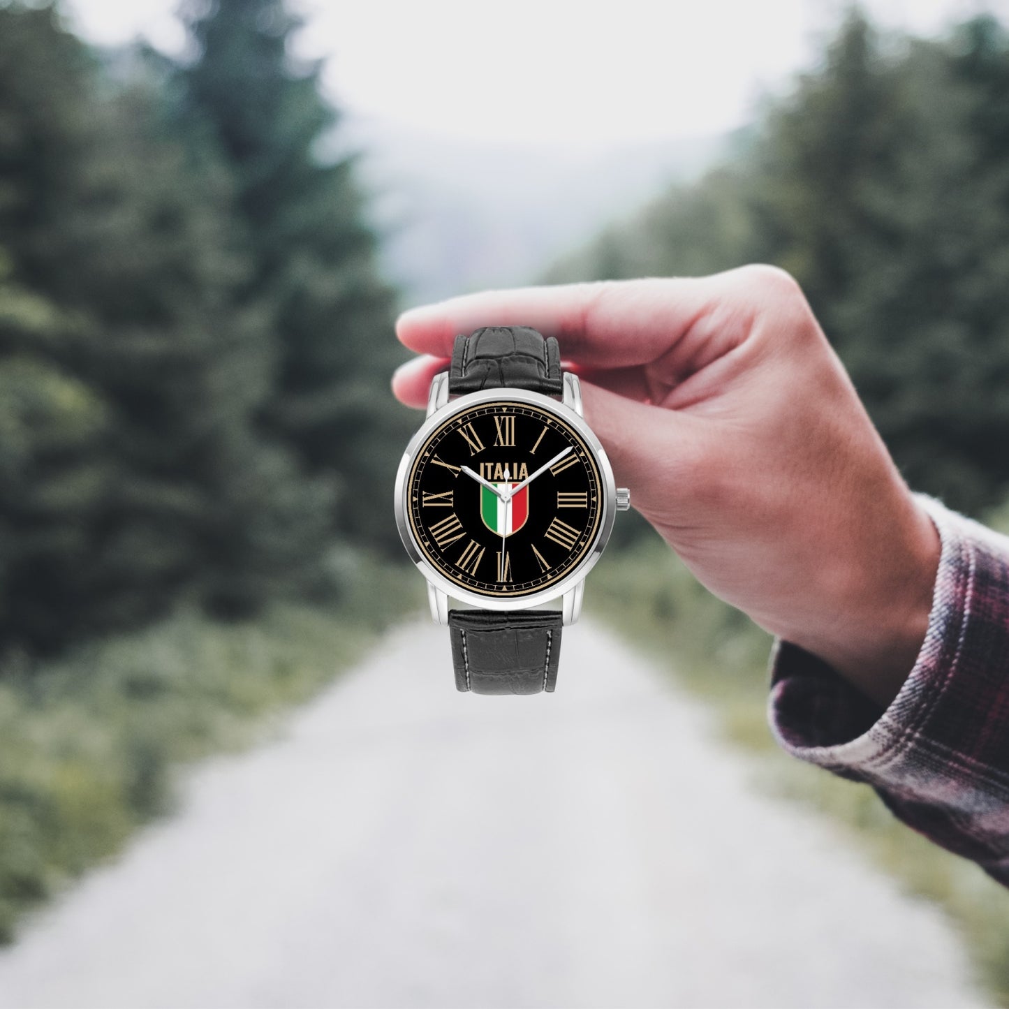 Stemma Italia - Premium Quartz Watch Stainless Steel Case & Leather Bands