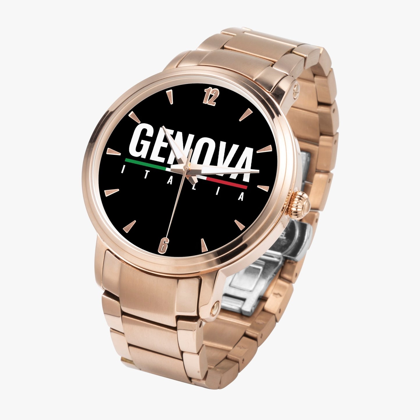 Orologio Movimento Automatico Genova Italia - Acciaio Inossidabile Premium