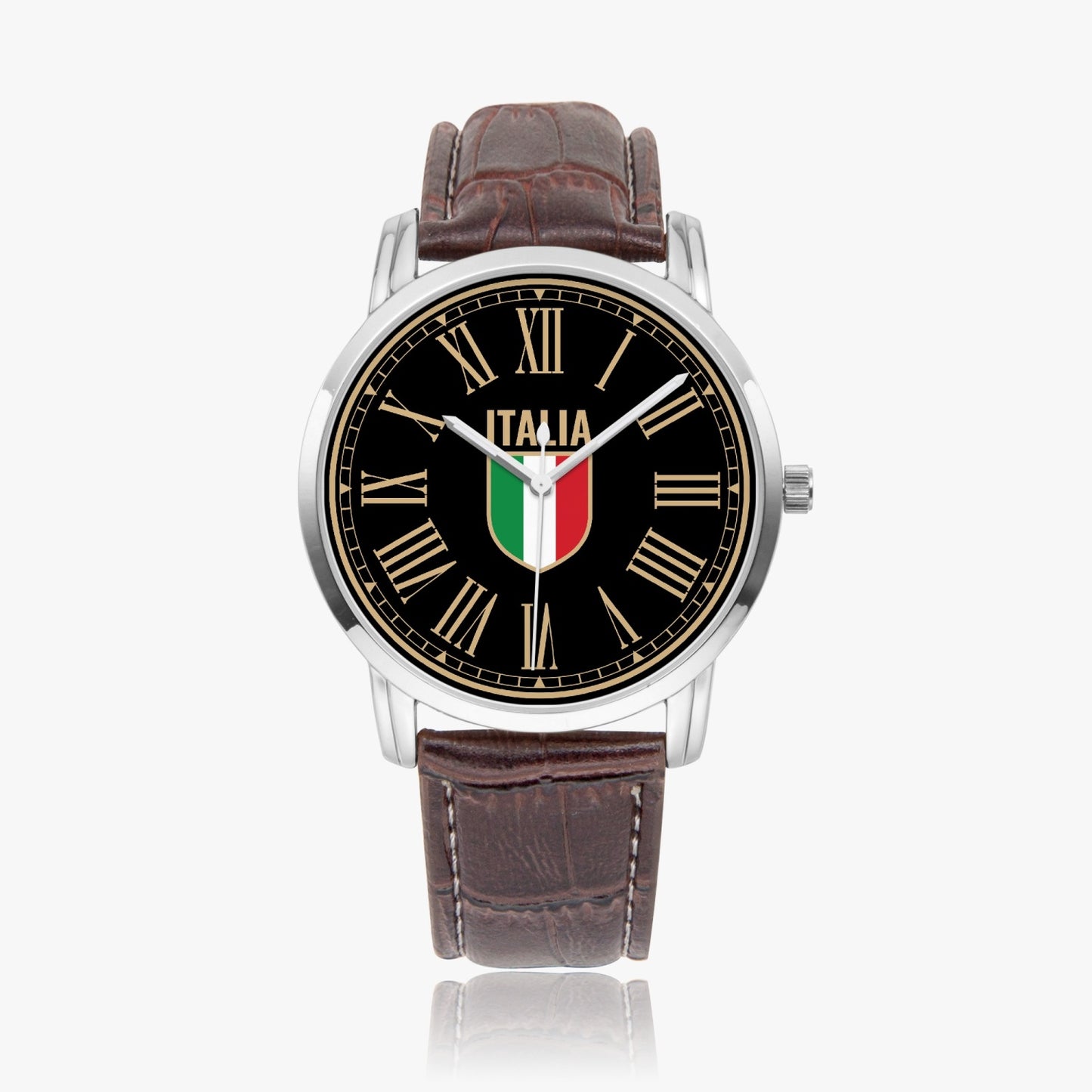 Stemma Italia - Premium Quartz Watch Stainless Steel Case & Leather Bands