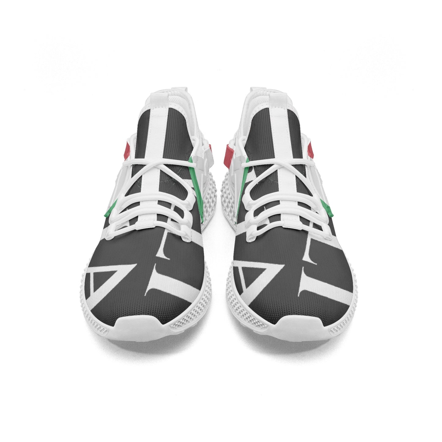 Italia Net Mesh Knit Sneakers Black - men/women sizes