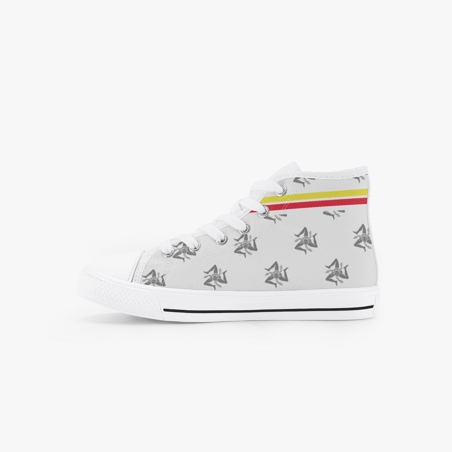 Scarpe alte da bambino modello siciliano bianche