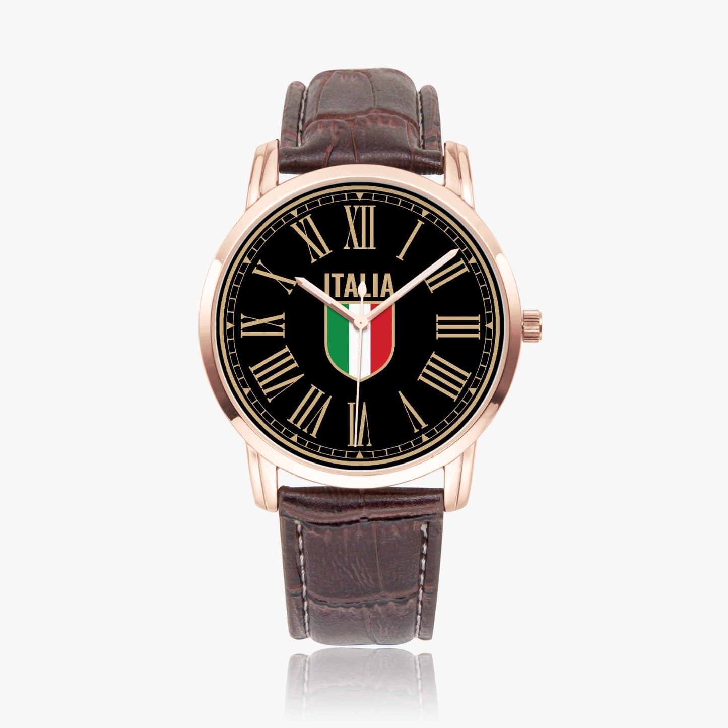 Stemma Italia - Premium Quartz Watch Stainless Steel Case & Leather Bands