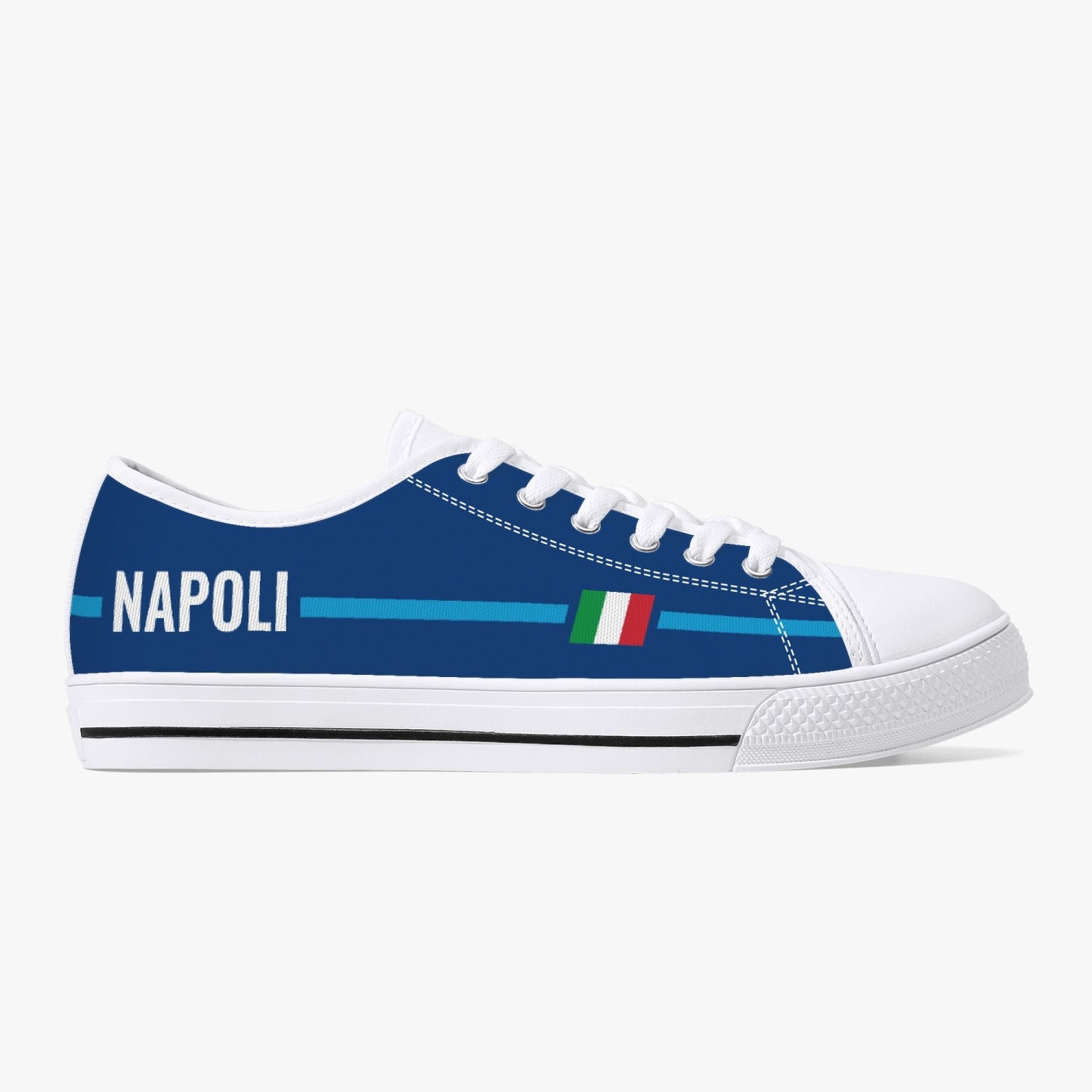 Low-Top Shoes - Napoli - women's, featuring a durable rubber outsole, canvas upper, and lace-up closure, offering style and comfort for any casual outing.
