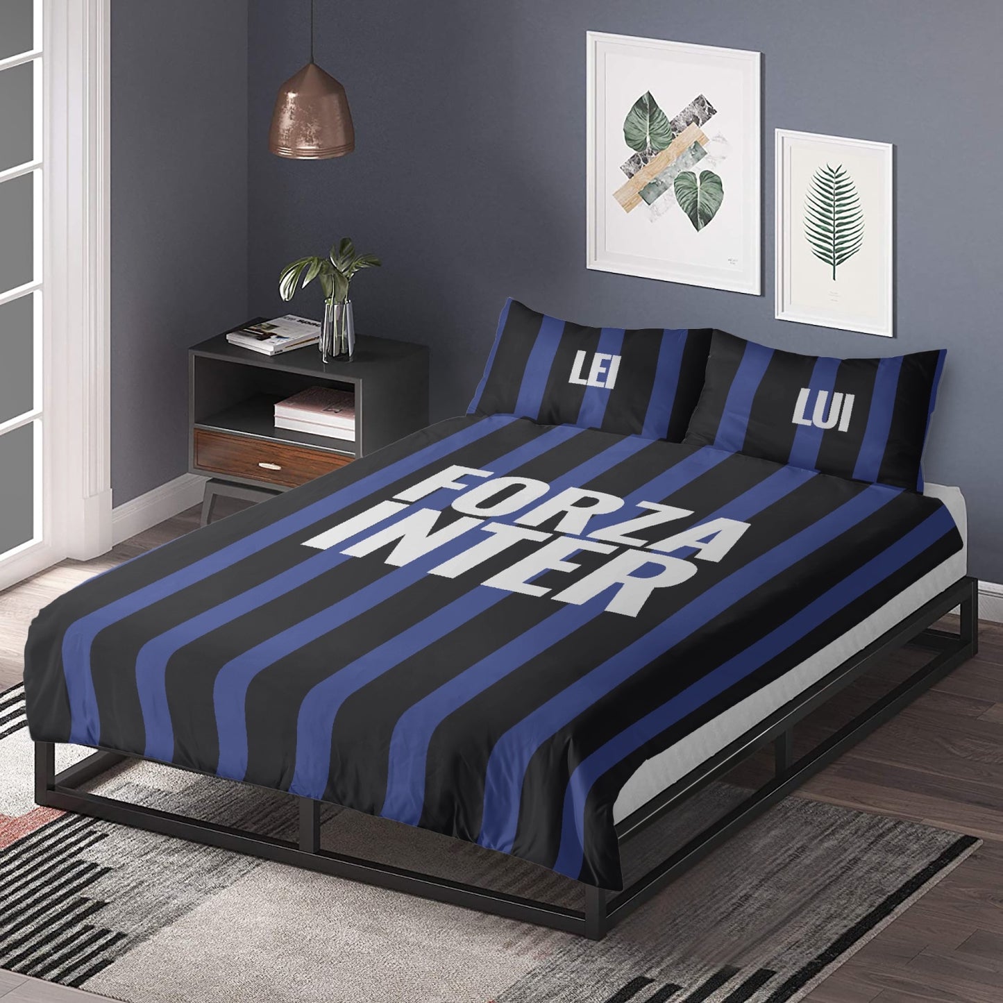 Completo Biancheria da Letto - Forza Inter