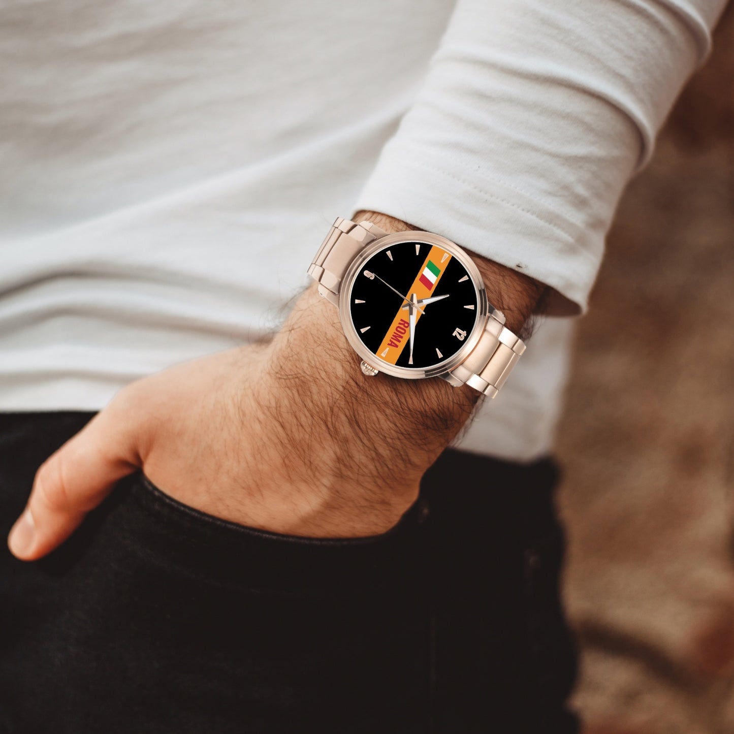 Orologio con movimento automatico Roma - Acciaio inossidabile di alta qualità