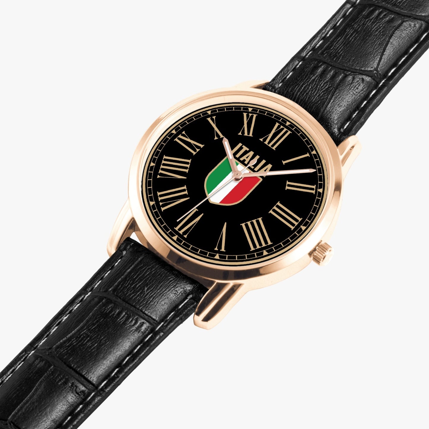 Stemma Italia - Premium Quartz Watch Stainless Steel Case & Leather Bands