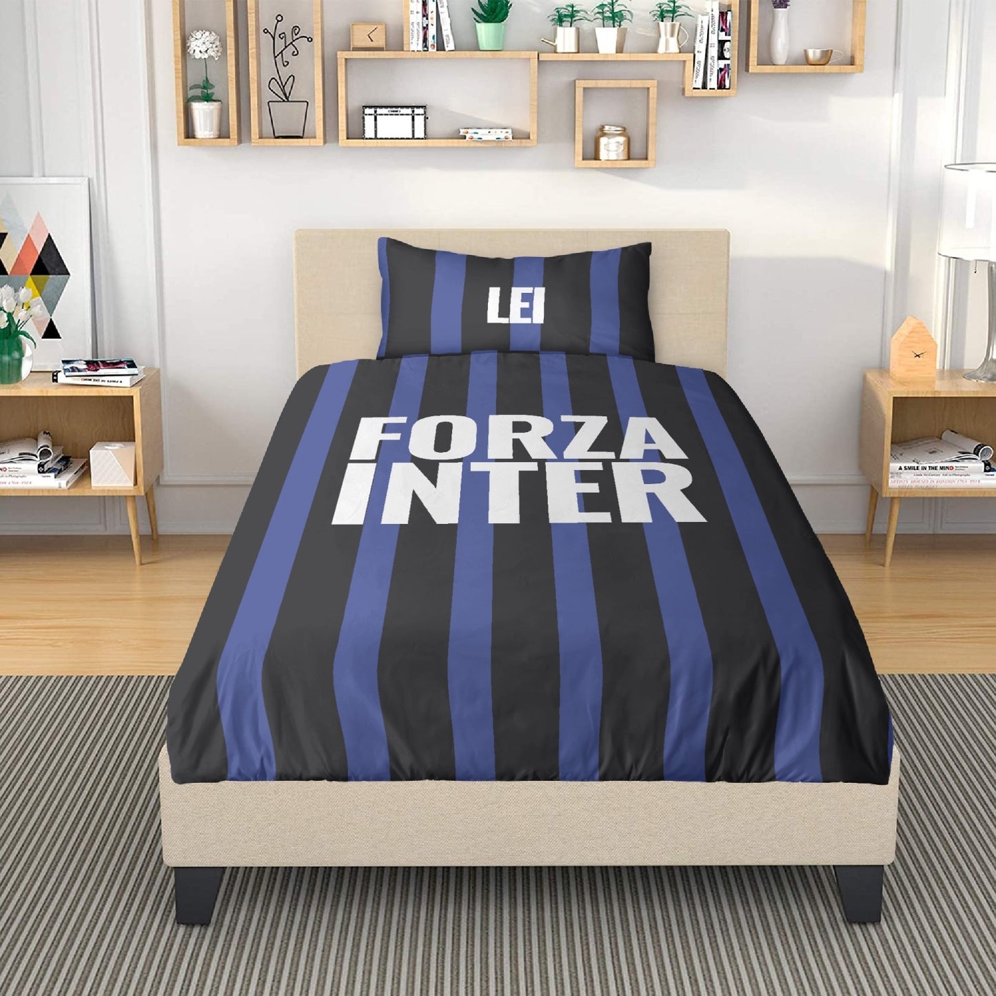 Completo Biancheria da Letto - Forza Inter