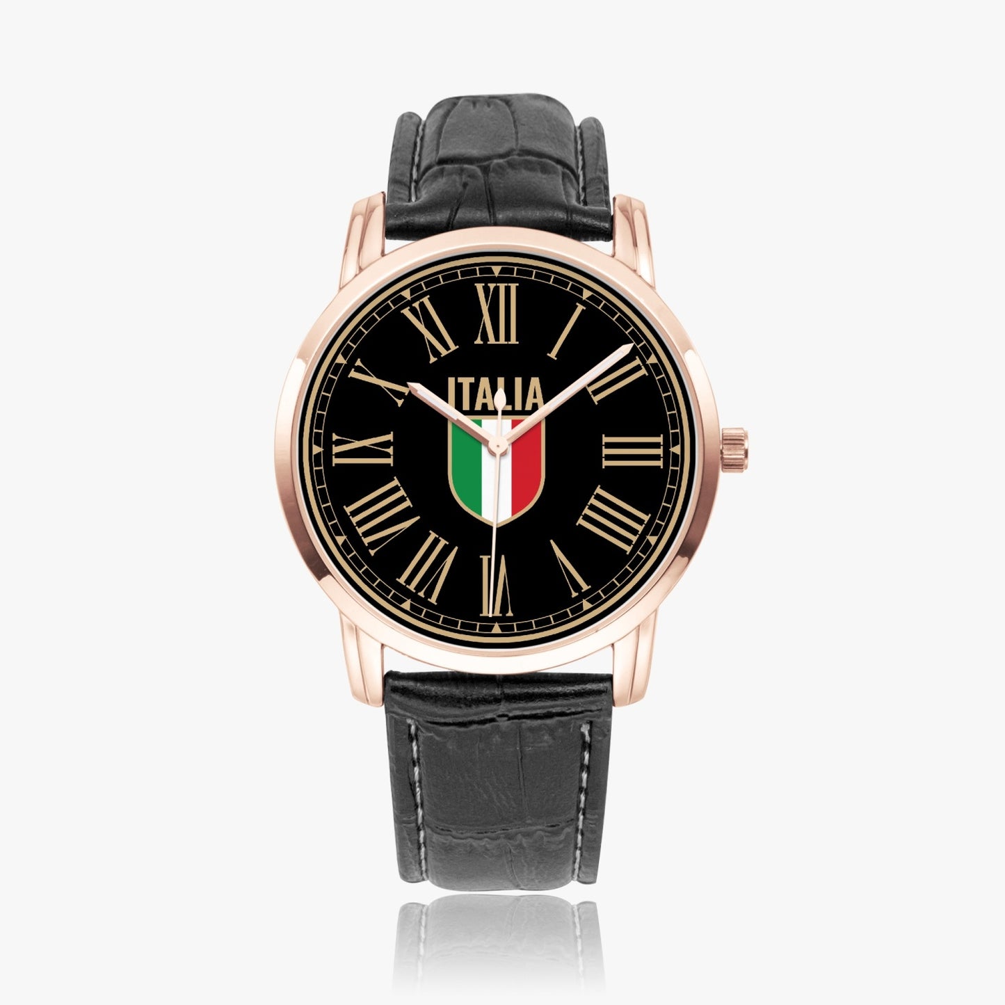 Stemma Italia - Premium Quartz Watch Stainless Steel Case & Leather Bands