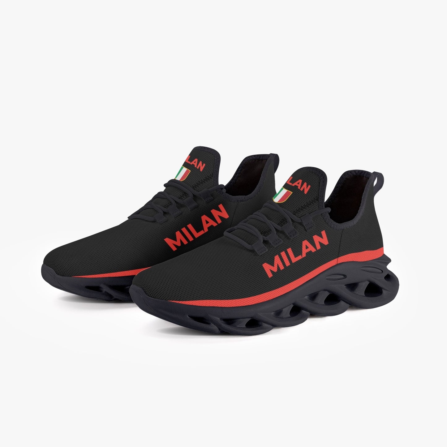 Sneakers - Milan Air+ women's shoes with lace-up closure and lightweight midsole, offering arch support and removable insoles, ideal for active lifestyles.