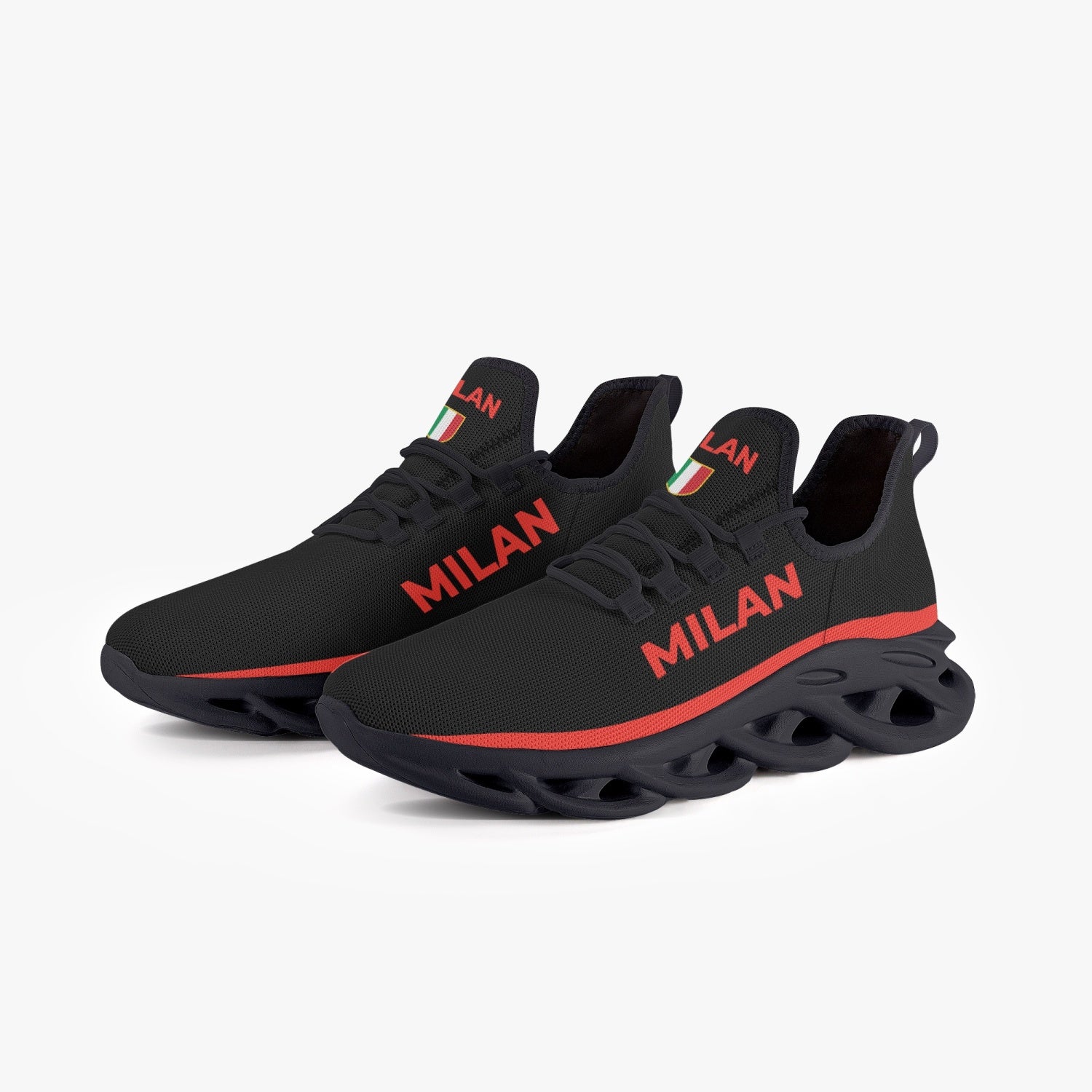 Sneakers - Milan Air+ women's shoes with lace-up closure and lightweight midsole, offering arch support and removable insoles, ideal for active lifestyles.