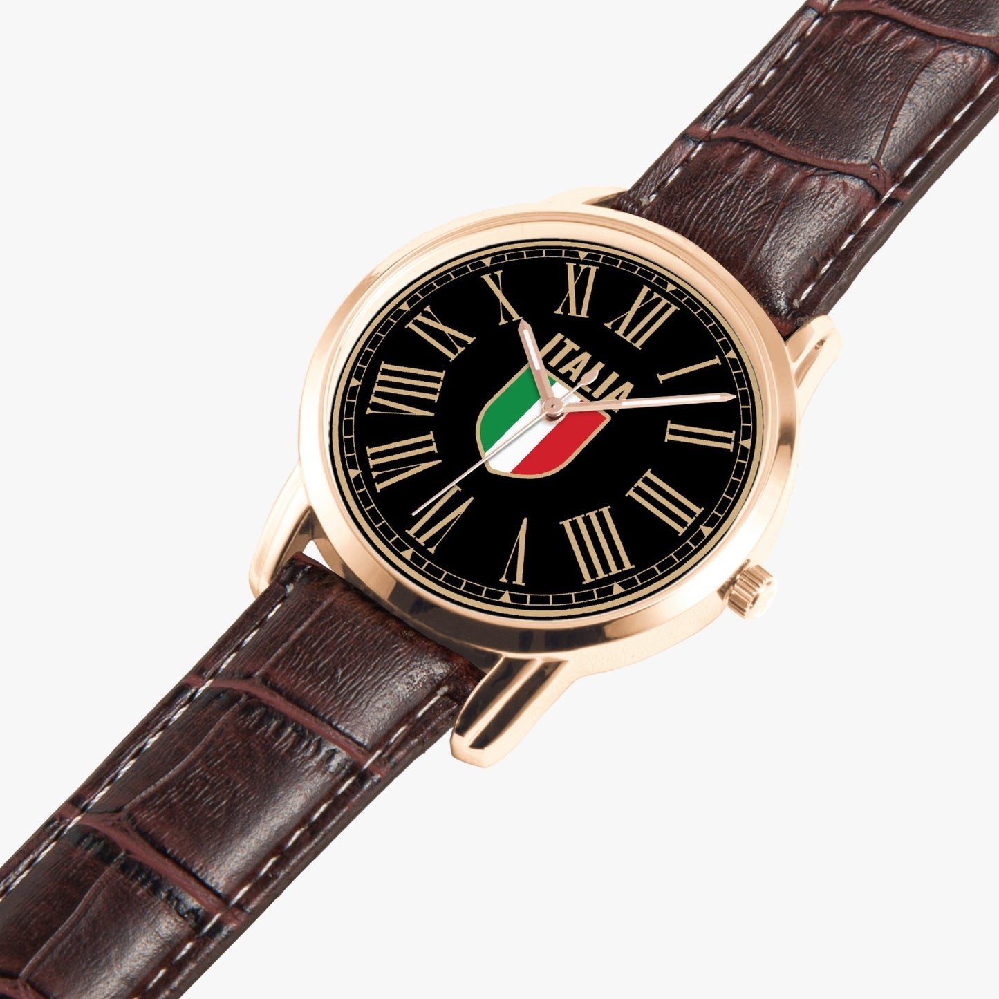 Stemma Italia - Premium Quartz Watch Stainless Steel Case & Leather Bands