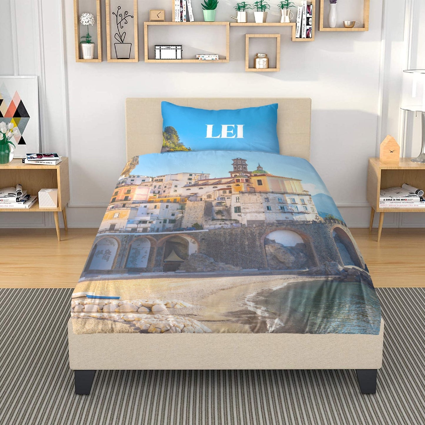 Set biancheria da letto - Costiera Amalfitana Italia
