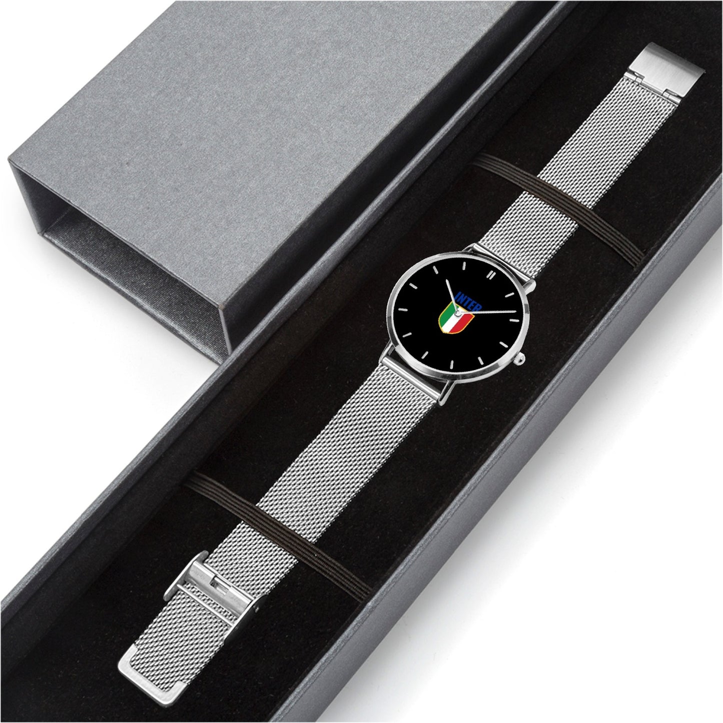 Orologio al quarzo in acciaio inossidabile - Inter