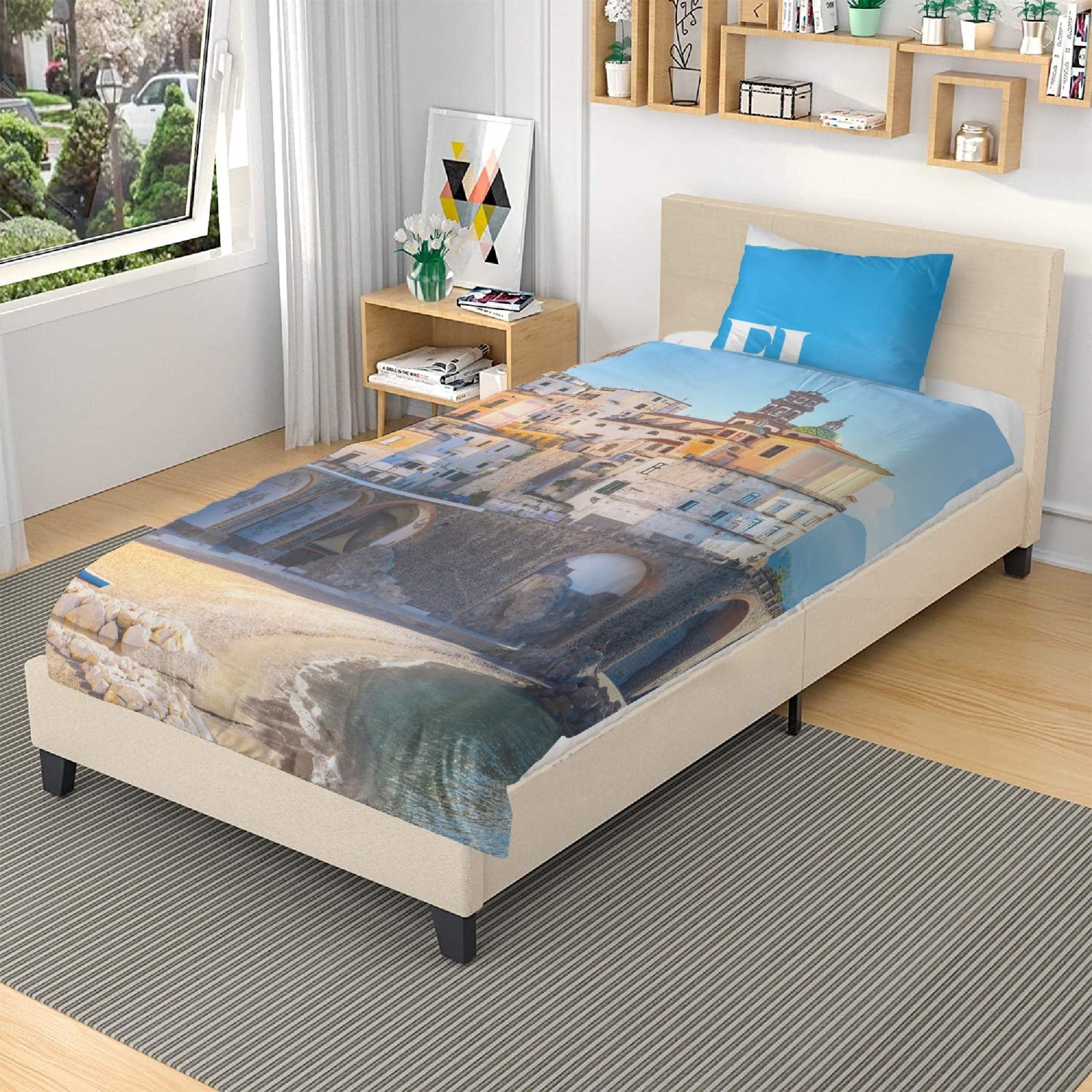 Set biancheria da letto - Costiera Amalfitana Italia
